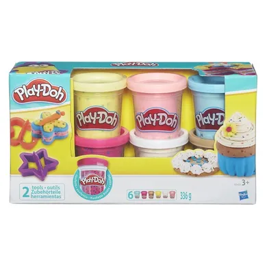 Play-Doh, Confetti, masa plastyczna, 6 tub i 2 narzędzia