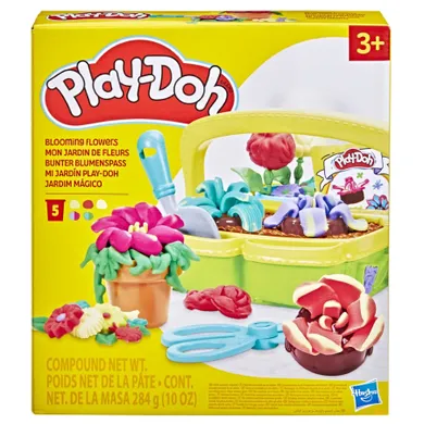 Play-Doh, Kwitnące kwiat, zestaw kreatywny, 5 tub