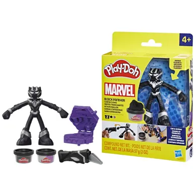 Play-Doh, Marvel, Czarna Pantera, figurka i akcesoria, zestaw kreatywny