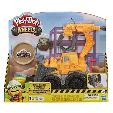 Play-Doh Wheels, Koparko-ładowarka, 3 tuby i akcesoria