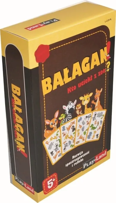 Playland, Bałagan! Kto uciekł z ZOO? gra karciana