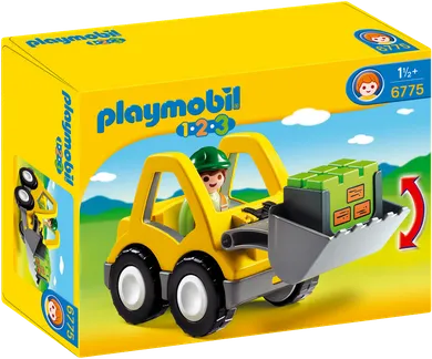 Playmobil, 1.2.3., Koparka, 6775