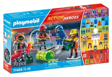 Playmobil, Action Heroes, My Figures: Straż pożarna, 71468