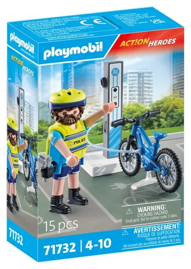 Playmobil, Action Heroes, Rowerowy patrol policji, 71732