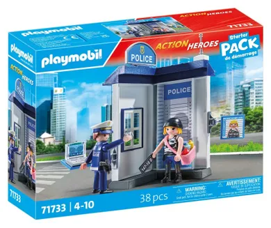 Playmobil, Action Heroes, Starter Pack: Policyjny pokój przesłuchań, 71733