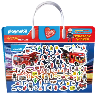 Playmobil Action Heroes. Strażacy w akcji. Kocham naklejać