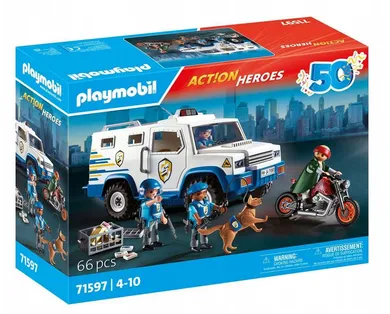 Playmobil, Action Heroes, Transporter pieniędzy, 71597