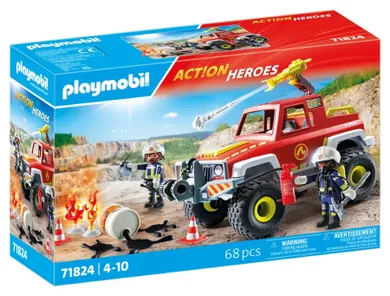 Playmobil, Action Heroes, Wóz strażacki, 71824