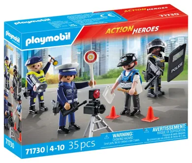 Playmobil, Action Heroes, Zestaw figurek policjantów, 71730