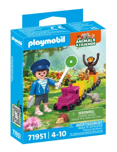 Playmobil, Animals & Friends, Wycieczka Lokomotywą, 71951