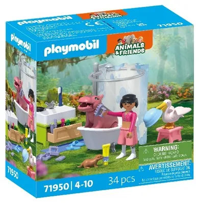 Playmobil, Animals & Friends, Zwierzęta w kąpieli, 71950