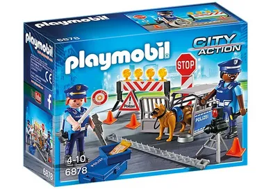 Playmobil, City Action, Blokada policyjna, 6878