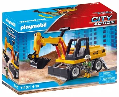 Playmobil, City Action, Koparka, 71707