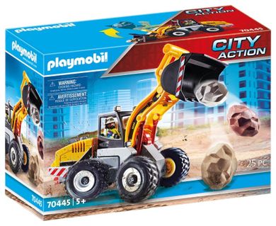 Playmobil, City Action, Ładowarka kołowa, 70445