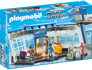 Playmobil, City Action, Lotnisko z wieżą kontrolną, 5338