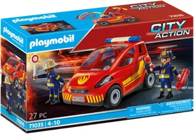 Playmobil, City Action, Mały samochód strażacki, 71035