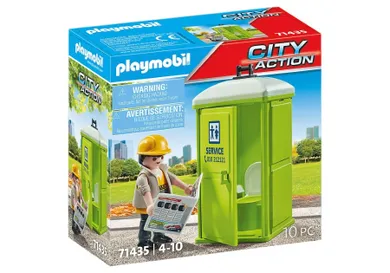Playmobil, City Action, Mobilna toaleta, 71435