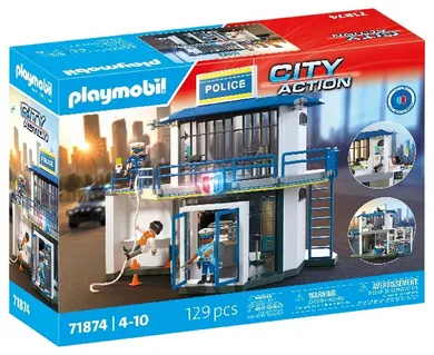 Playmobil, City Action, Posterunek Policji z miejscem przesłuchań, 71874