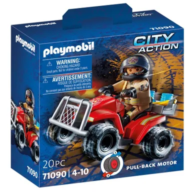 Playmobil, City Action, Pożarniczy Speed Quad, 71090