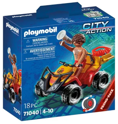 Playmobil, City Action, Quad ratownika, 71040