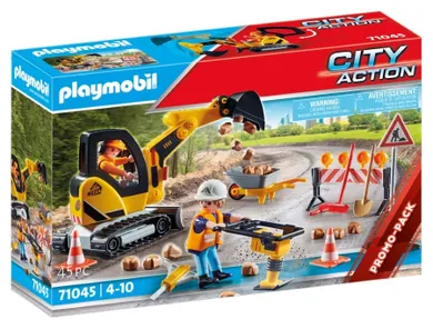 Playmobil, City Action, Roboty drogowe, 71045