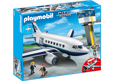 Playmobil, City Action, Samolot Cargo i pasażerski, 5261