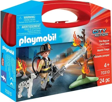 Playmobil, City Action, Skrzyneczka, Strażak, 70310