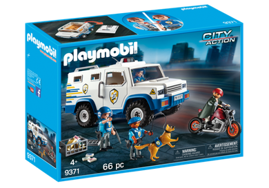 Playmobil, City Action, Transporter pieniędzy, 9371