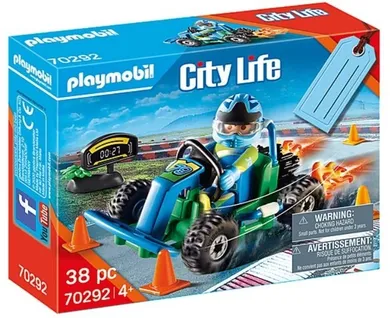 Playmobil, City Life, Go-Kart Racer, 70292