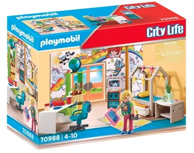 Playmobil, City Life, Pokój nastolatka, 70988