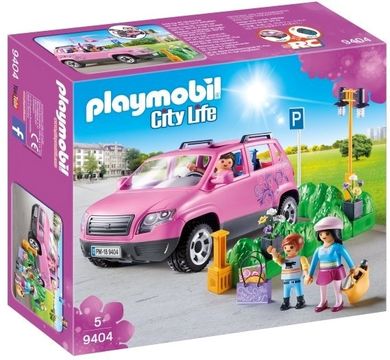 Playmobil, City Life, Samochód rodzinny z zatoczką parkingową, 9404