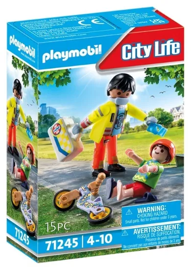 Playmobil, City Life, Sanitariusz z pacjentem, 71245