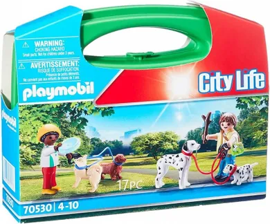 Playmobil, City Life, Spacer z psami, 70530