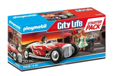 Playmobil, City Life, Starter Pack, Hot Rod, 71078