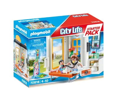 Playmobil, City Life, Starter Pack: Lekarz pediatra, 70818