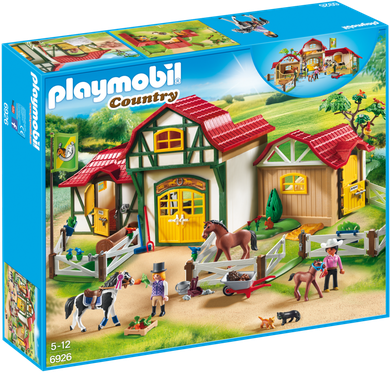 Playmobil, Country, Duża stadnina koni, 6926