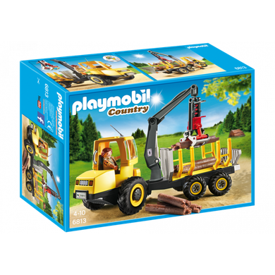 Playmobil, Country, Dźwig do transportu drewna, 6813