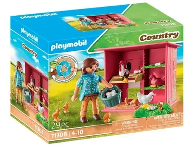 Playmobil, Country, Kury z pisklętami, 71308