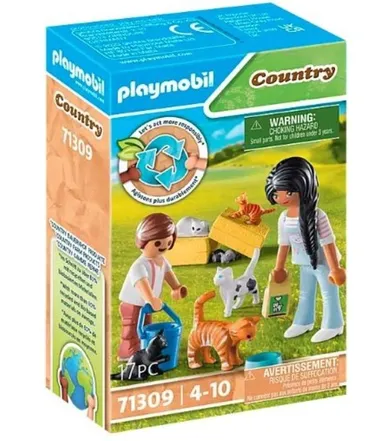 Playmobil, Country, Rodzina kotków, 71309