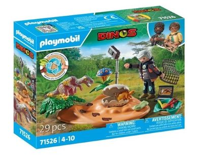 Playmobil, Dinos, Gniazdo Stegosaurusa i złodziej jaj, 71526