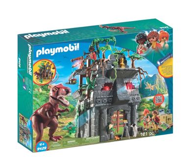 Playmobil, Dinos, Obozowisko z T-Rexem, 9429