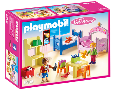 Playmobil, Dollhouse, Kolorowy pokój dziecięcy, 5306