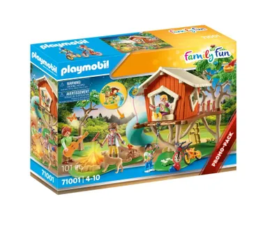 Playmobil, Family Fun, Domek na drzewie ze zjeżdżalnią, 71001