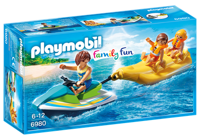 Playmobil, Family Fun, Jet ski z bananową łódką, 6980