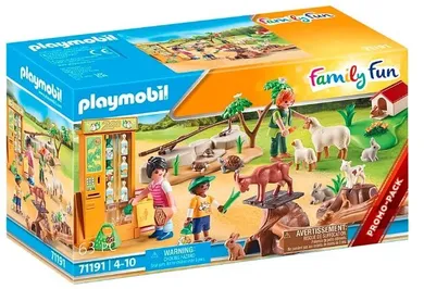Playmobil, Family Fun, Mini ZOO, zestaw z figurkami