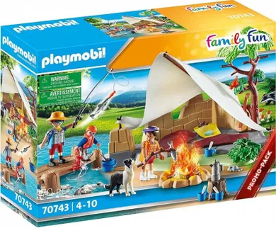 Playmobil, Family Fun, Rodzina na kempingu, 70743