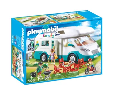 Playmobil, Family Fun, Rodzinne auto kempingowe, kamper, 70088