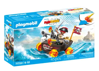Playmobil, Funstars, Racing, Statek Piracki, 71720