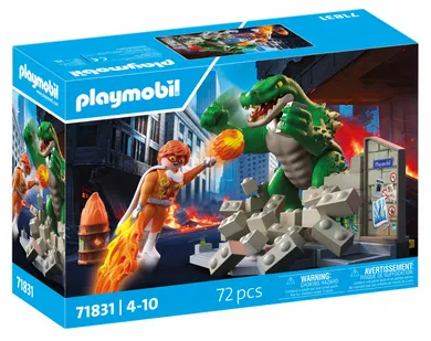 Playmobil, Heroes, Bohaterski pojedynek z Jaszczurem, 71831