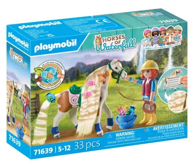 Playmobil, Horses of Waterfall, Ellie z koniem, 71639